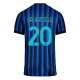 Maillot de foot Inter Milan Hakan Calhanoglu #20 Domicile vêtements 2025-26 Manches Courtes Maillot de foot Inter Milan Hakan Calhanoglu #20 Domicile vêtements 2025-26 Manches Courtes